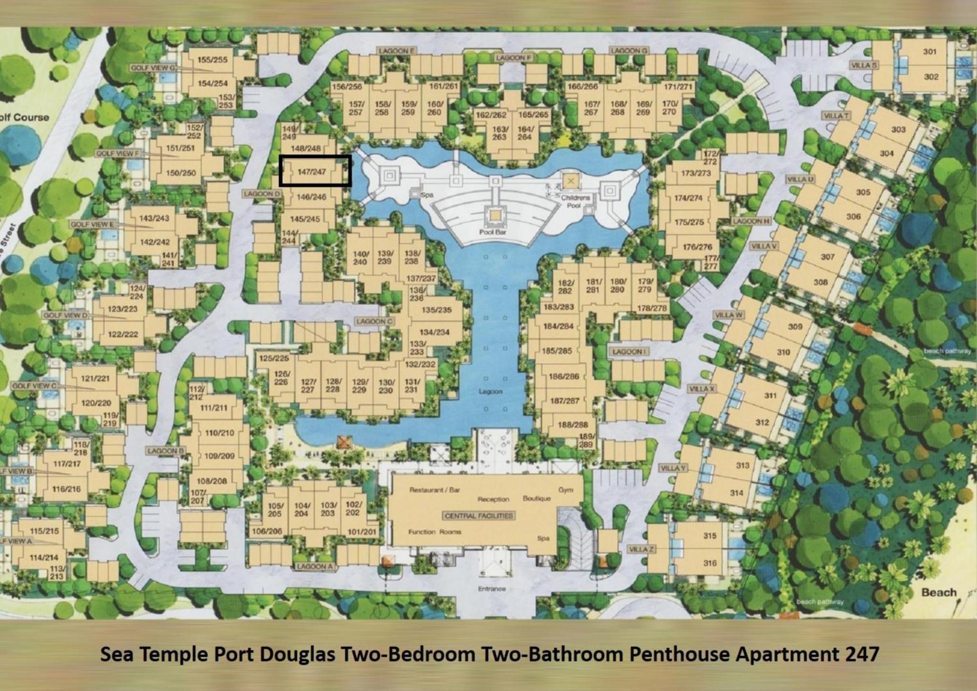 Luxury Apartments At Temple Resort And Spa Port Douglas Rom bilde