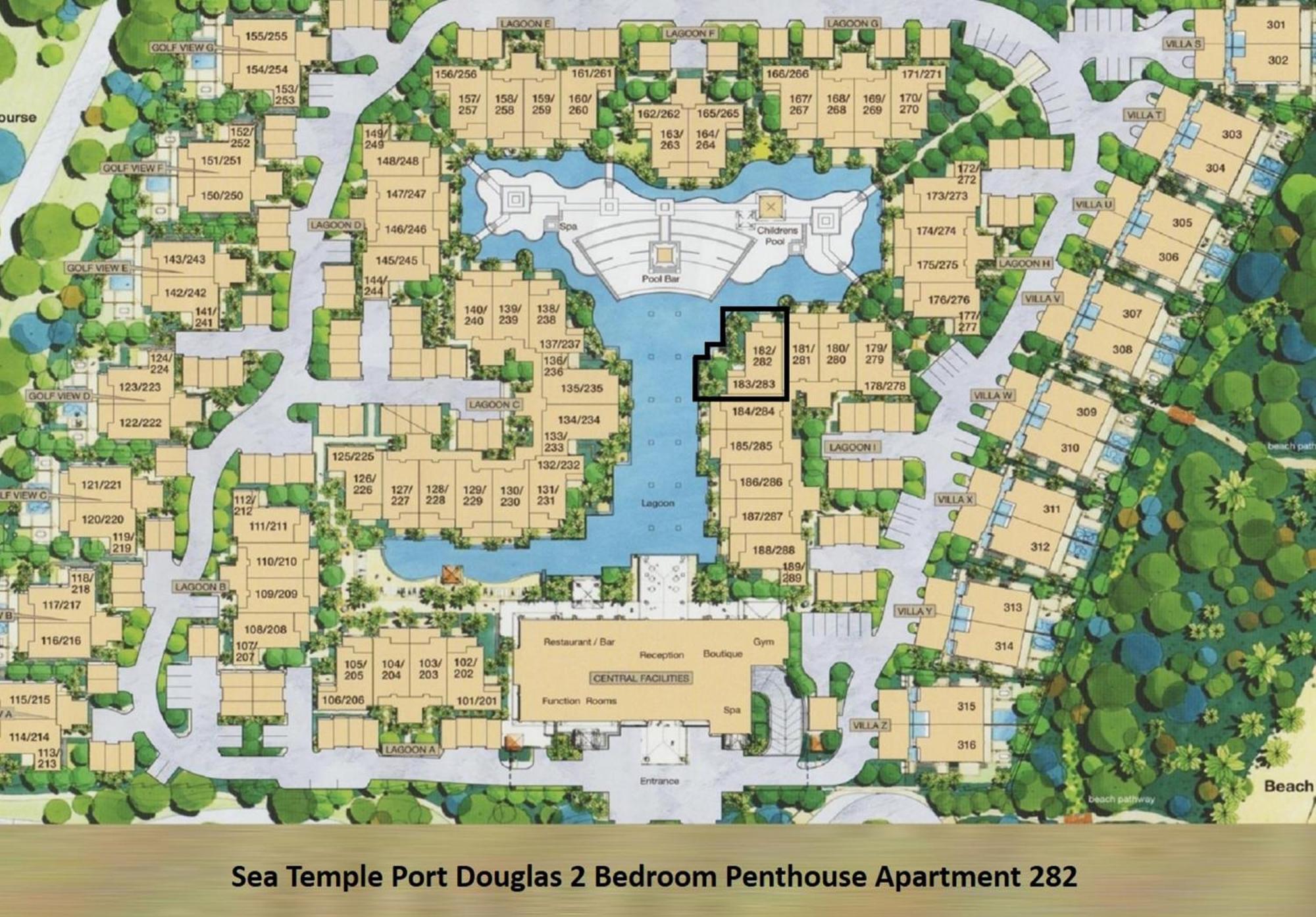 Luxury Apartments At Temple Resort And Spa Port Douglas Rom bilde