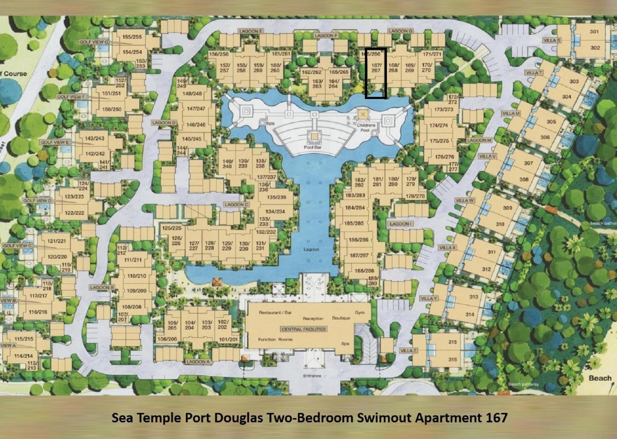 Luxury Apartments At Temple Resort And Spa Port Douglas Rom bilde