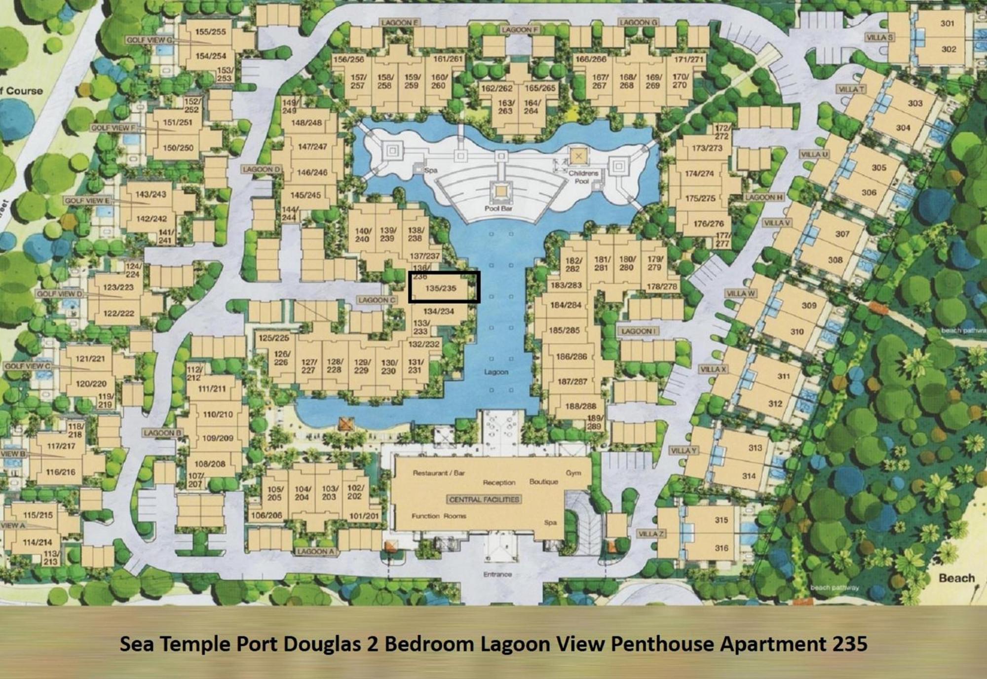 Luxury Apartments At Temple Resort And Spa Port Douglas Rom bilde